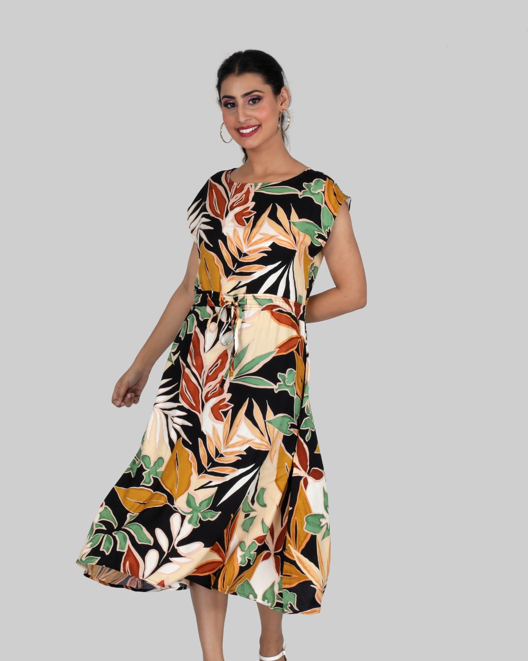 Printed A line dress Printed A line dress