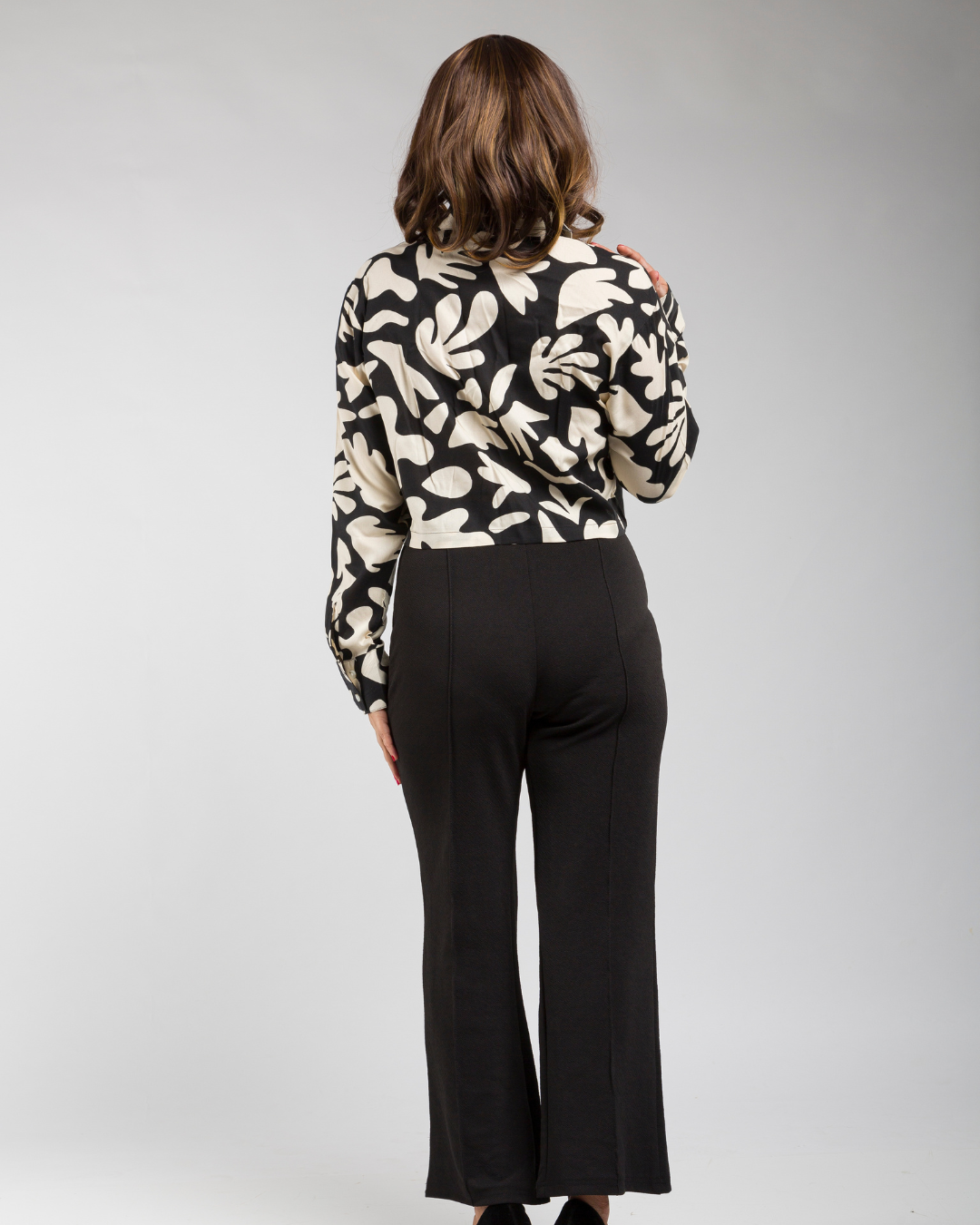 Stylish Printed Rayon Crop Top