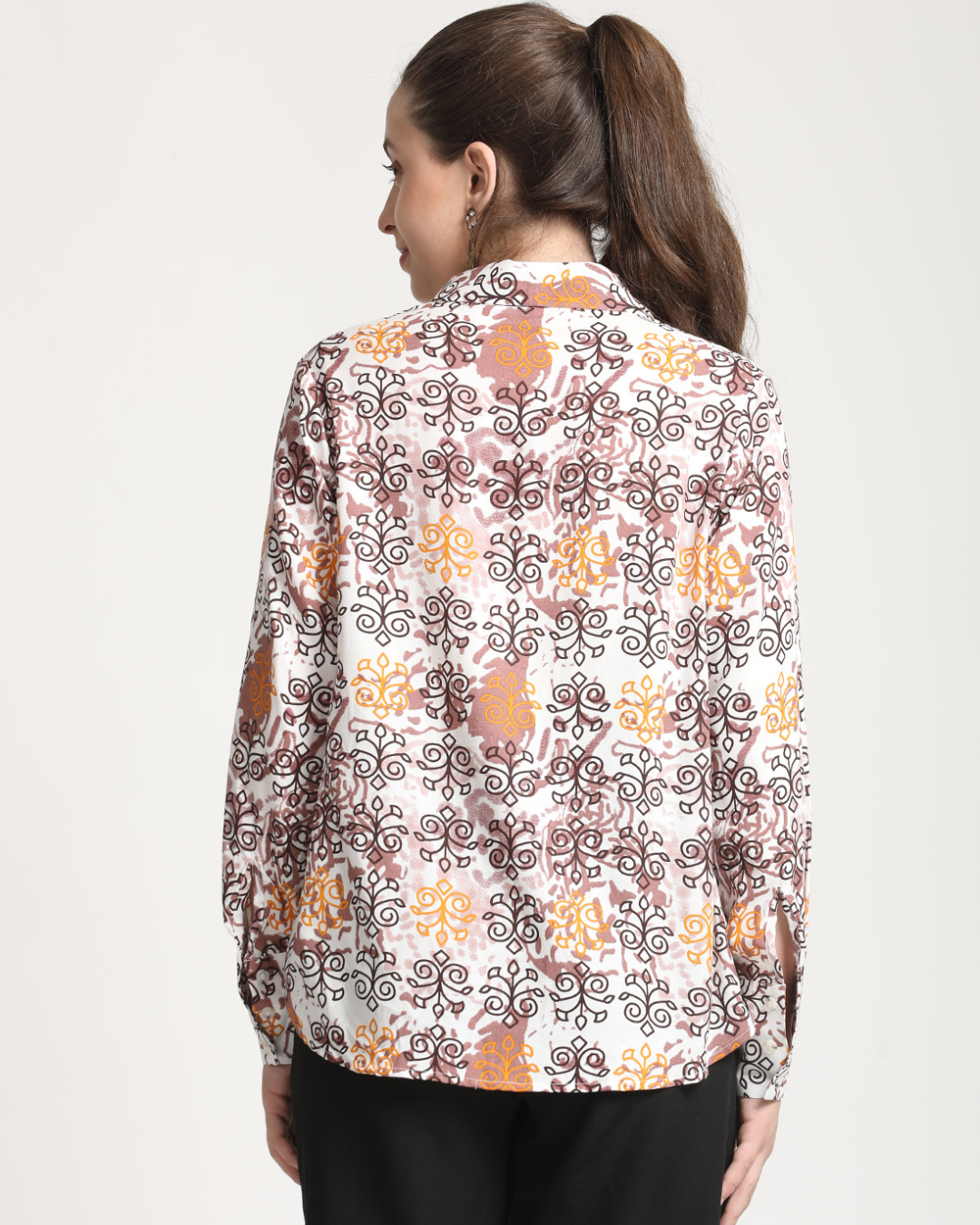 All over Printed Rayon Shirt.