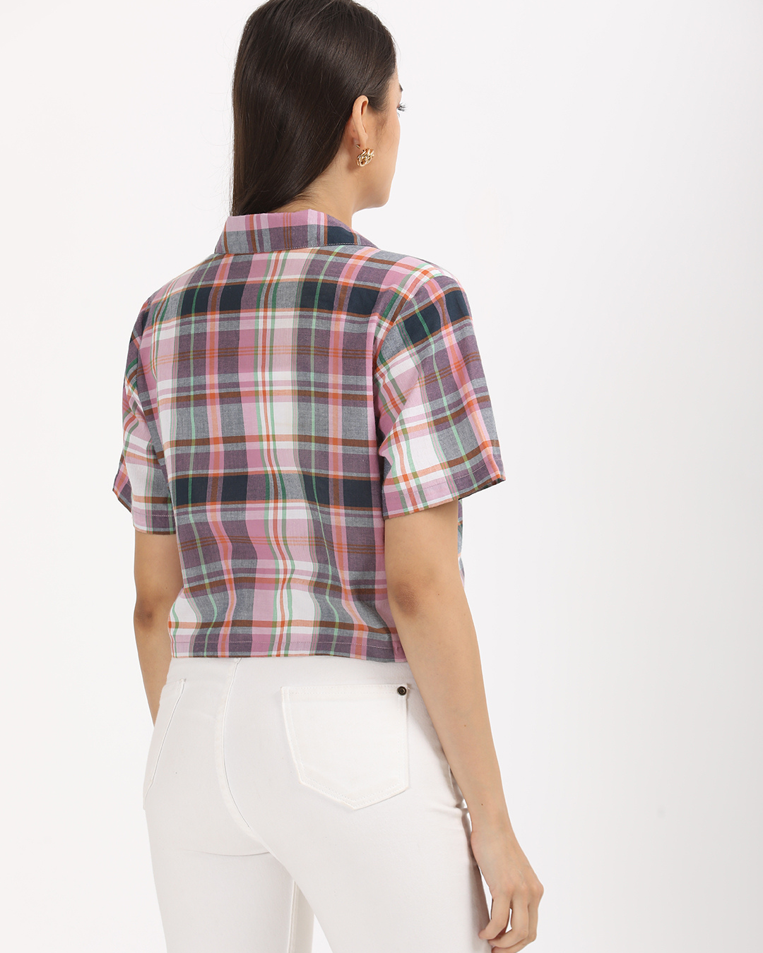 Plaid Perfection Cotton Crop Top