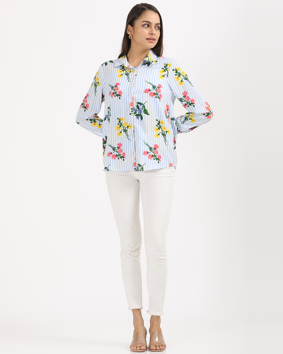 Bloom in Stripes Shirt