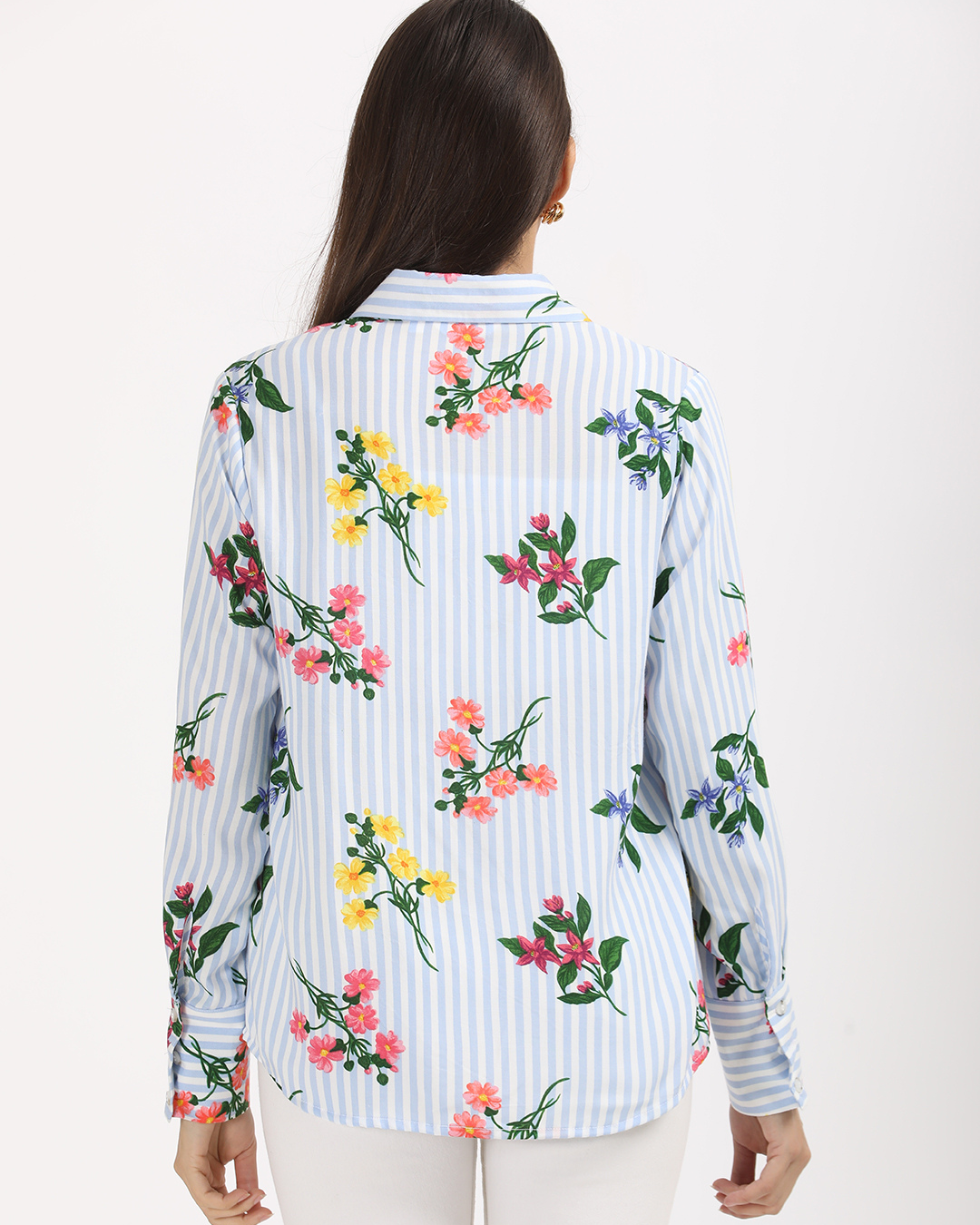 Bloom in Stripes Shirt