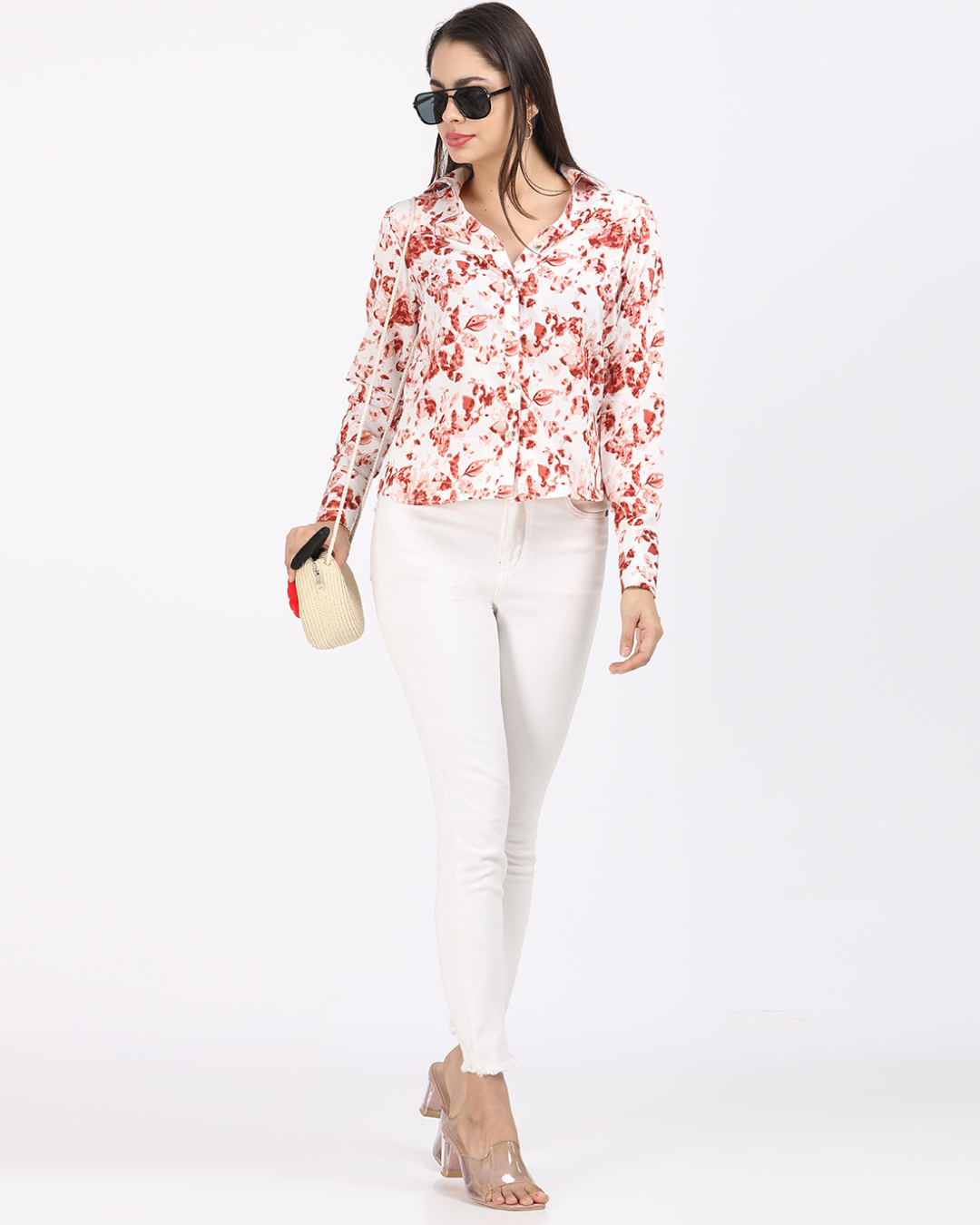 Floral Printed shirt.