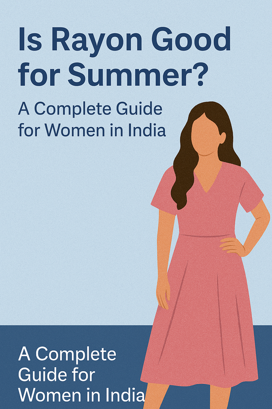 Blog cover image: Is Rayon Good for Summer? Guide for Women in India — The Classy Clothing