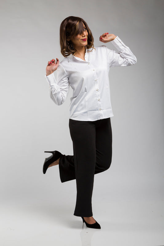 Why Every Woman Needs a Classic White Satin Shirt in Her Wardrobe