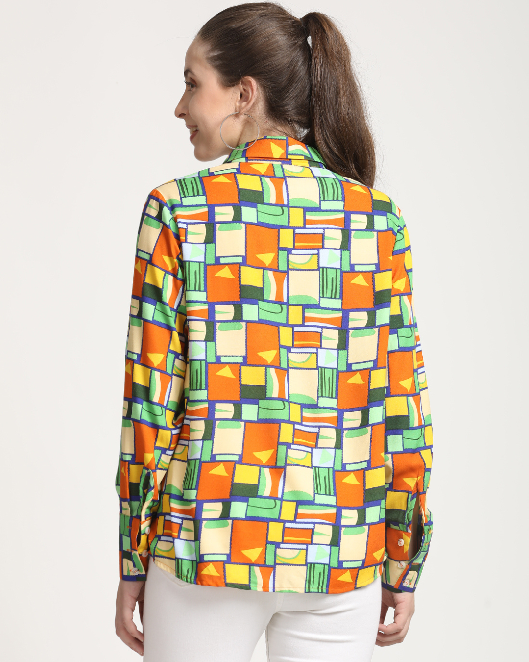 Vibrant all over Printed Rayon shirt