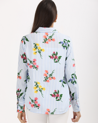 Bloom in Stripes Shirt