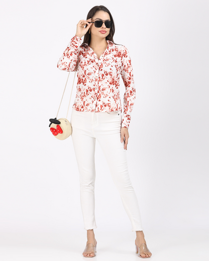 Floral Printed shirt.