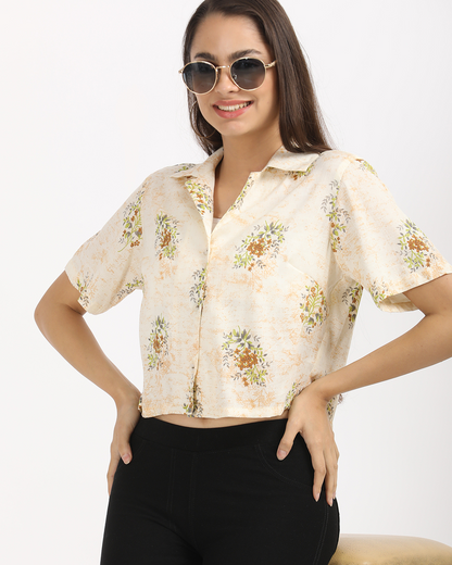 Floral Breeze Crop Top