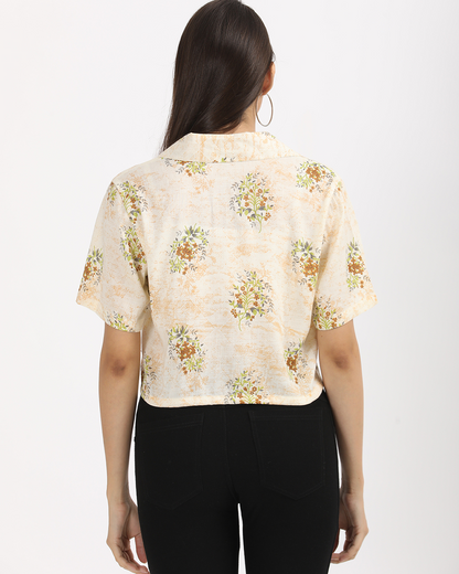 Floral Breeze Crop Top